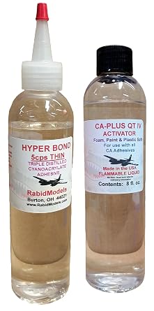 Thin CA Glue & ACTIVATOR - Large 8oz Size