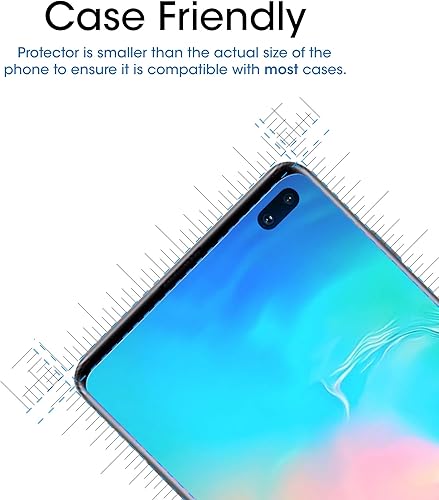 Miniatura 7 de amFilm Protector de pantalla Ultra Glass para Galaxy S10 Plus, vidrio templado, paquete de 2