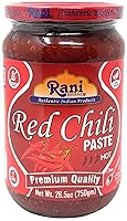 Vista 6 de Rani Red Chilli - Pasta de cocina de 10.58 onzas (10.58 oz) - Tarro de vidrio ~ Vegano Sin gluten Sin OMG Sin colores Origen indio