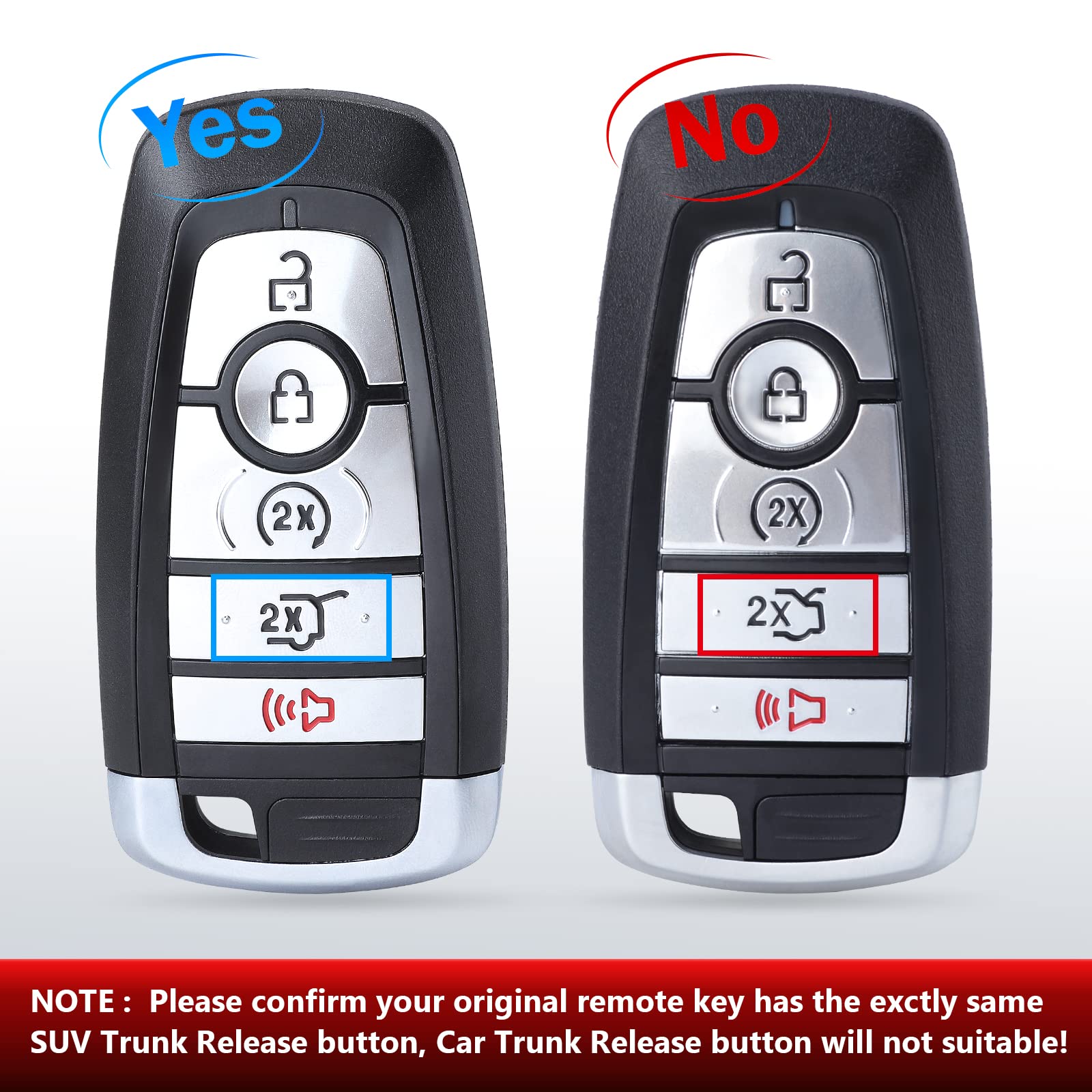 Amazon.com: Aichiyu Smart Key Fob Replacement for Ford Bronco Edge