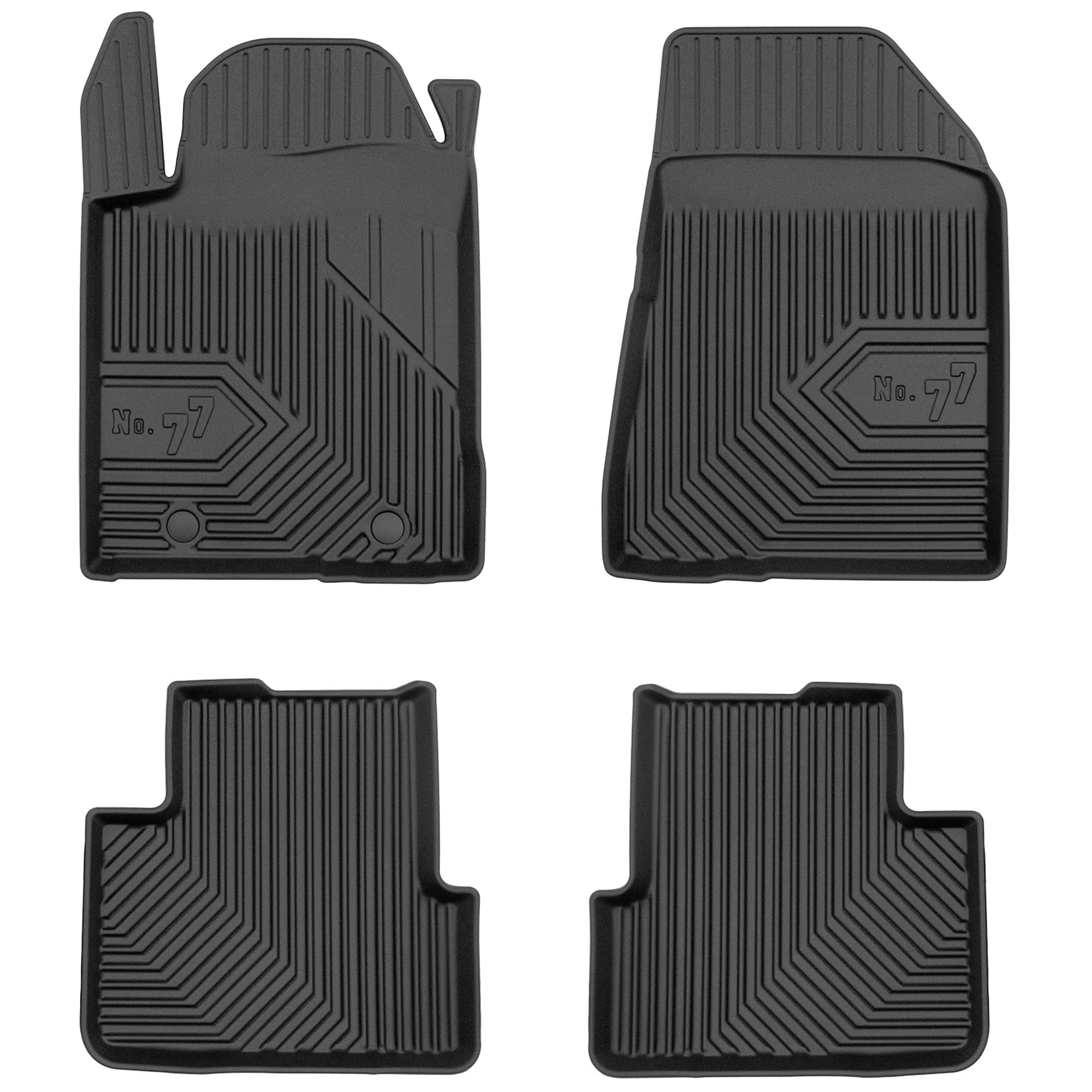 MOTOS Tappetini in gomma per auto adatto per Lancia Delta III 2008-2014 Migliorate il vostro comfort di viaggio con il tappetino antiscivolo per auto No.77