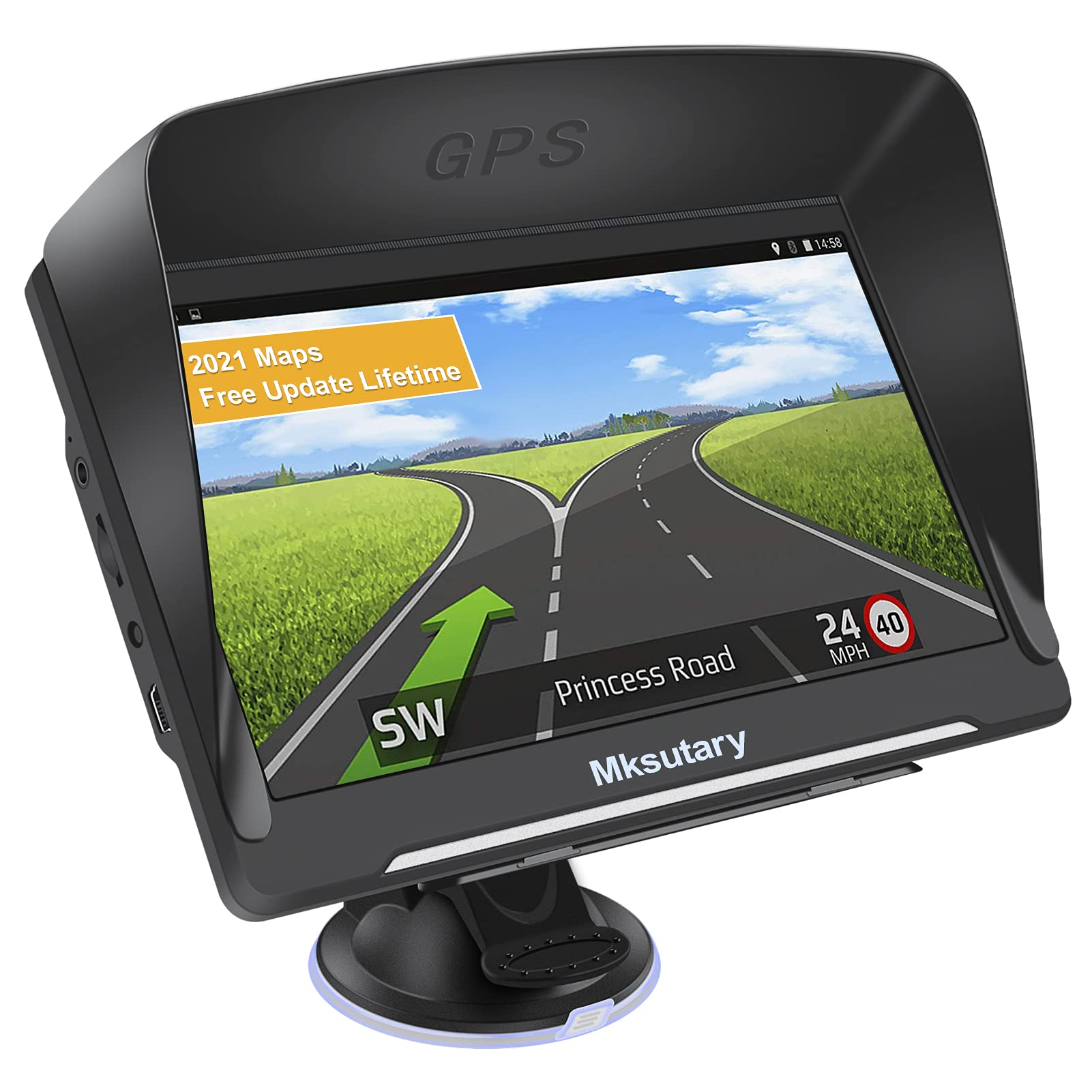 Buy Sat Nav, Sat Navs 7" with 2021 Full UK Ireland Europe (FREE