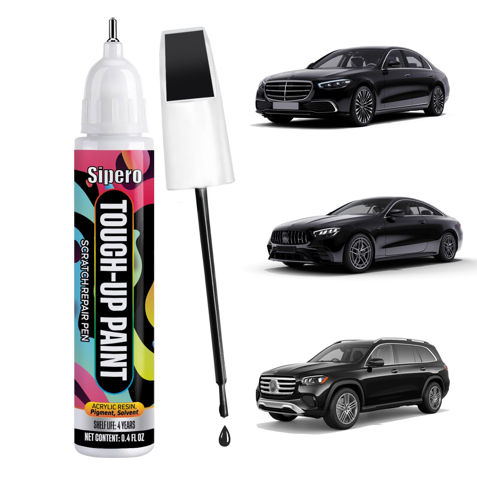 Amazon.com: Obsidian Black (197/9197) for Mercedes-Benz Touch Up
