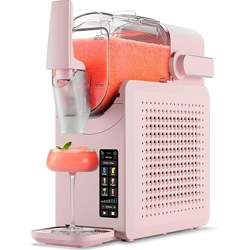 Iceman by Chefman Slush-Ease MAX 90oz Slushie Machine, 64oz Liquid Capacity Frozen Drink Maker & Slushy Machine with 5 Presets and LED Display, Perfect for Frozen Margaritas, Frappes, Smoothies
