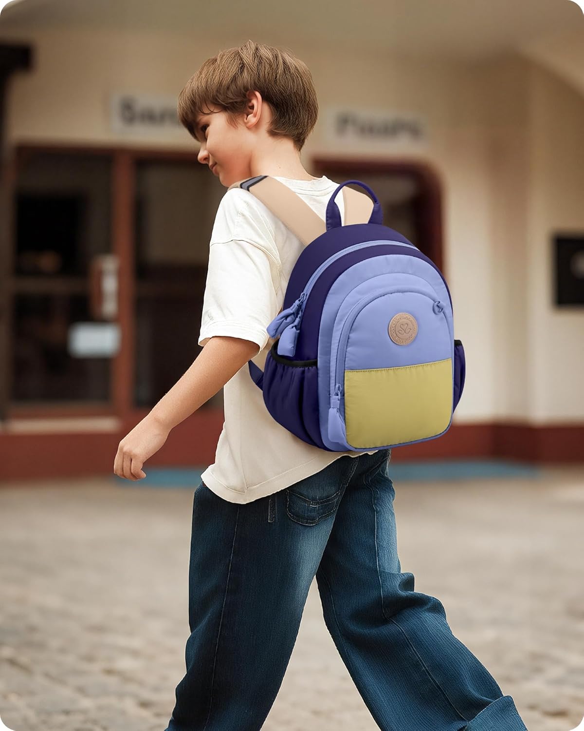 LOVEVOOK Kids Backpack for Boys 4-8, Backpack for Preschool Kindergarten, Cute Child bag for Elementary, 15" H - Image 6