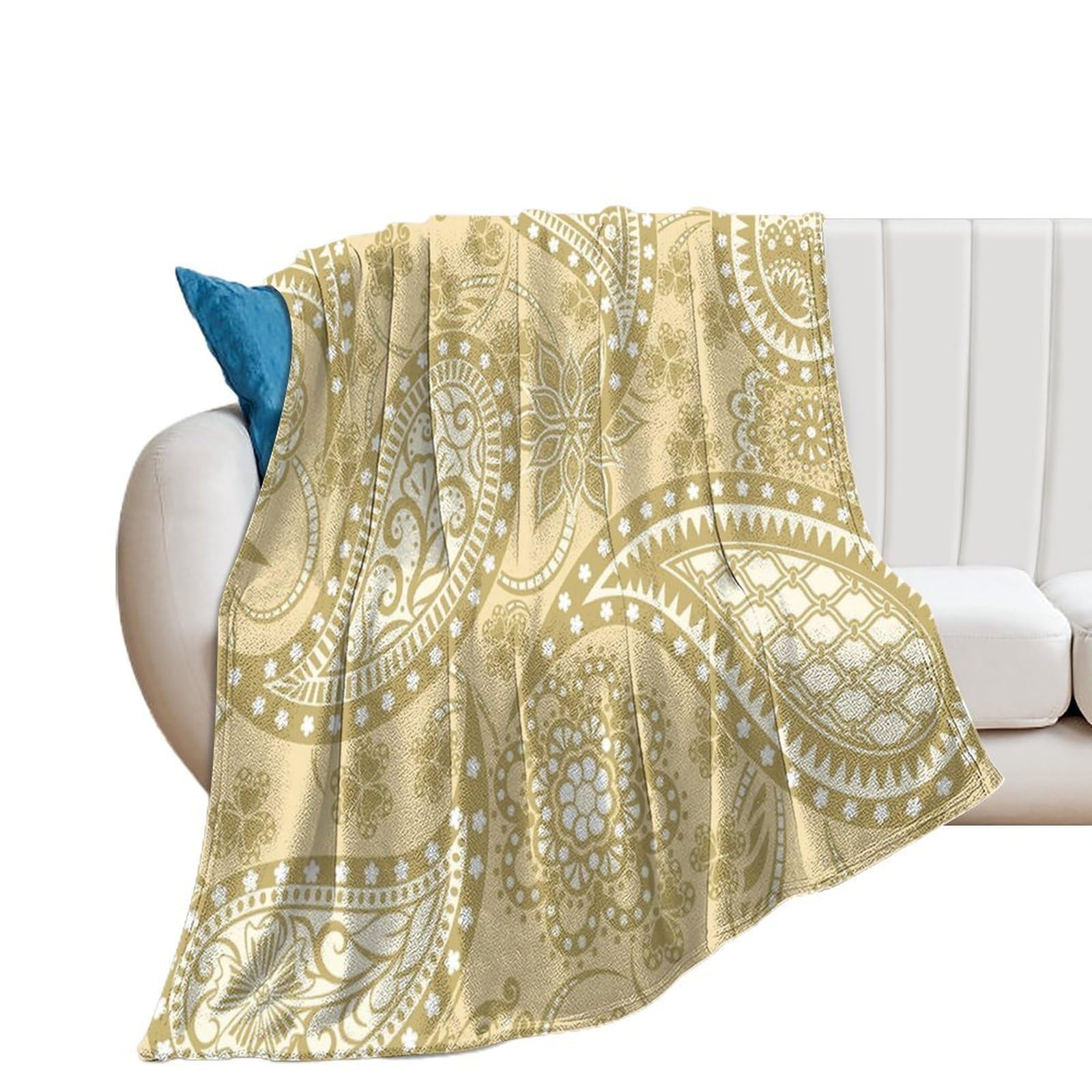 Couverture flanelle haut de gamme paillettes de minuit vert