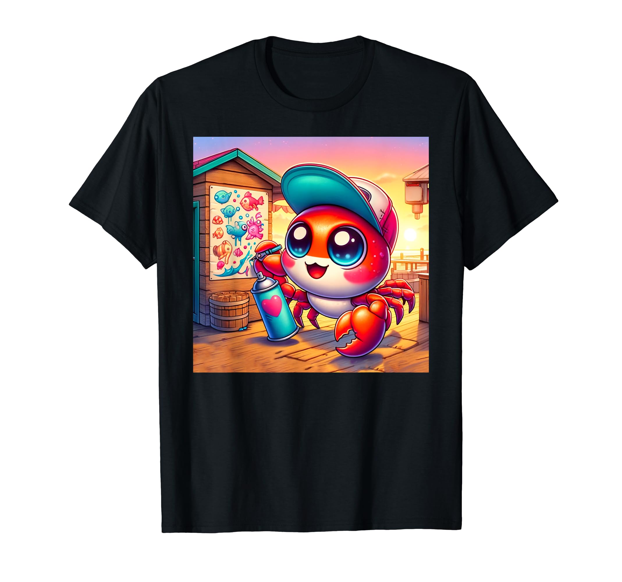Kawaii Crub Graffiti: The Crub's Artist T-Shirt