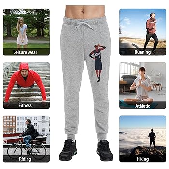 Amazon | [ZYKAA] メンズ 長ズボン アレン・アイバーソン ロング