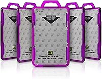 Vista 21 de ID Stronghold - Soporte seguro para tarjetas de identificación con bloqueo RFID - Duolite 2 tarjetas - Policarbonato - Soporte de plástico duro