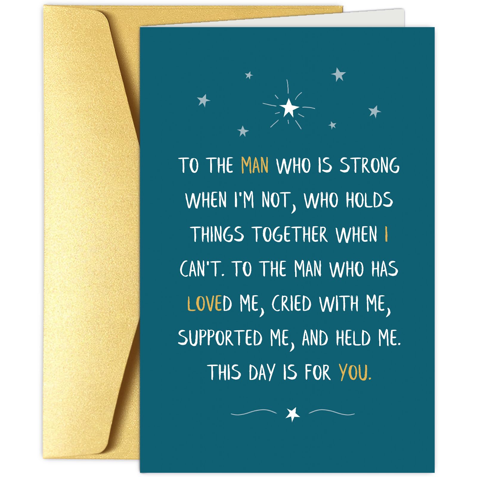 Obbyidk Bereaved Father's Day Card, Sympathy Fathers Day Cards for Loss of Child, Miscarriage Gifts for Dad, This Day Is for You