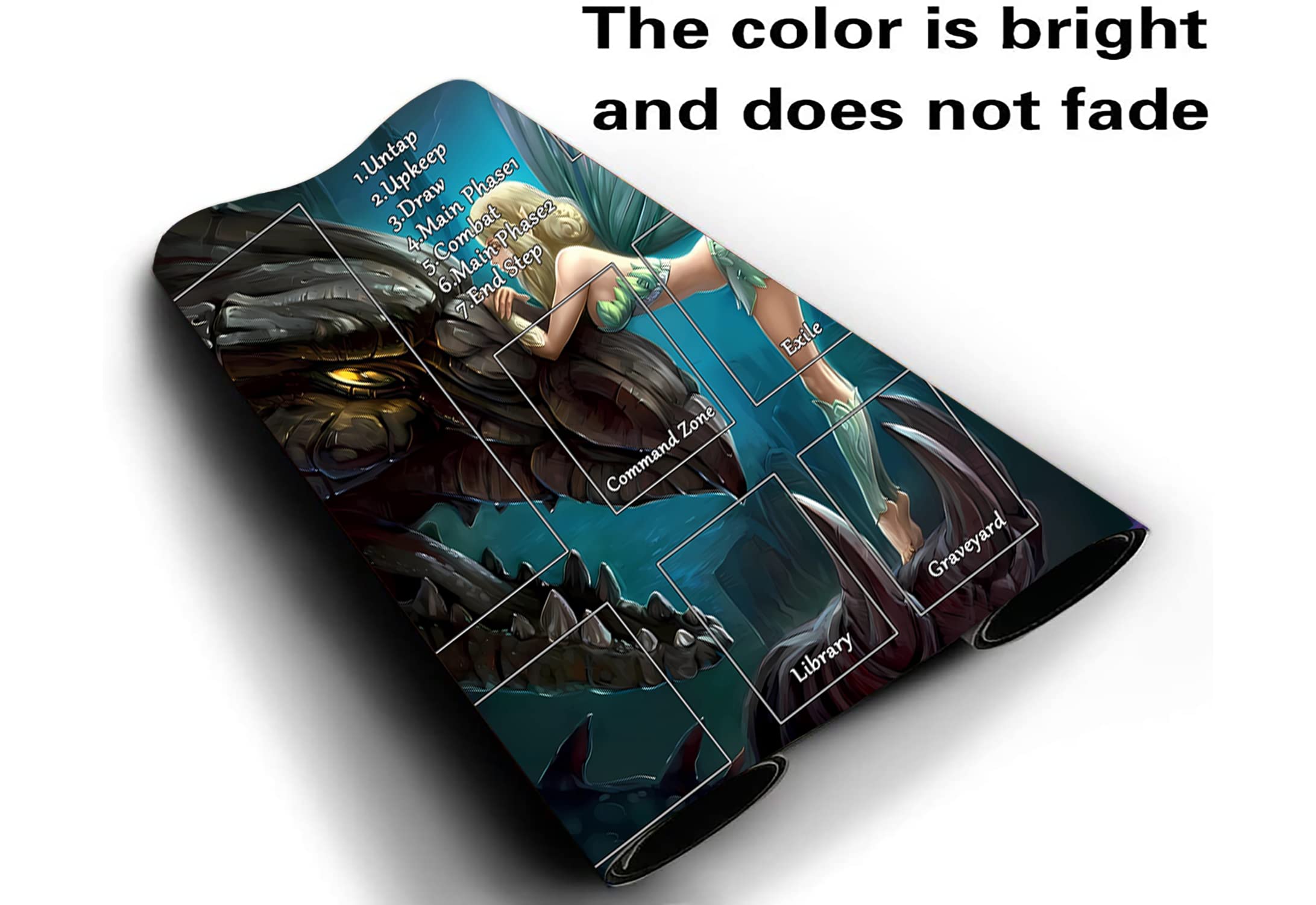 Amazon.co.jp: MTG プレイマット ゲームプレイマット MTG TCG 24 x 14