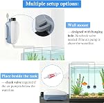 HITOP Pompe à air pour aquarium à double sortie, aérateur de réservoir de poissons Whisper réglable, pompe à oxygène silencieuse avec accessoires pour 20 à 100 gallons (2 sorties)