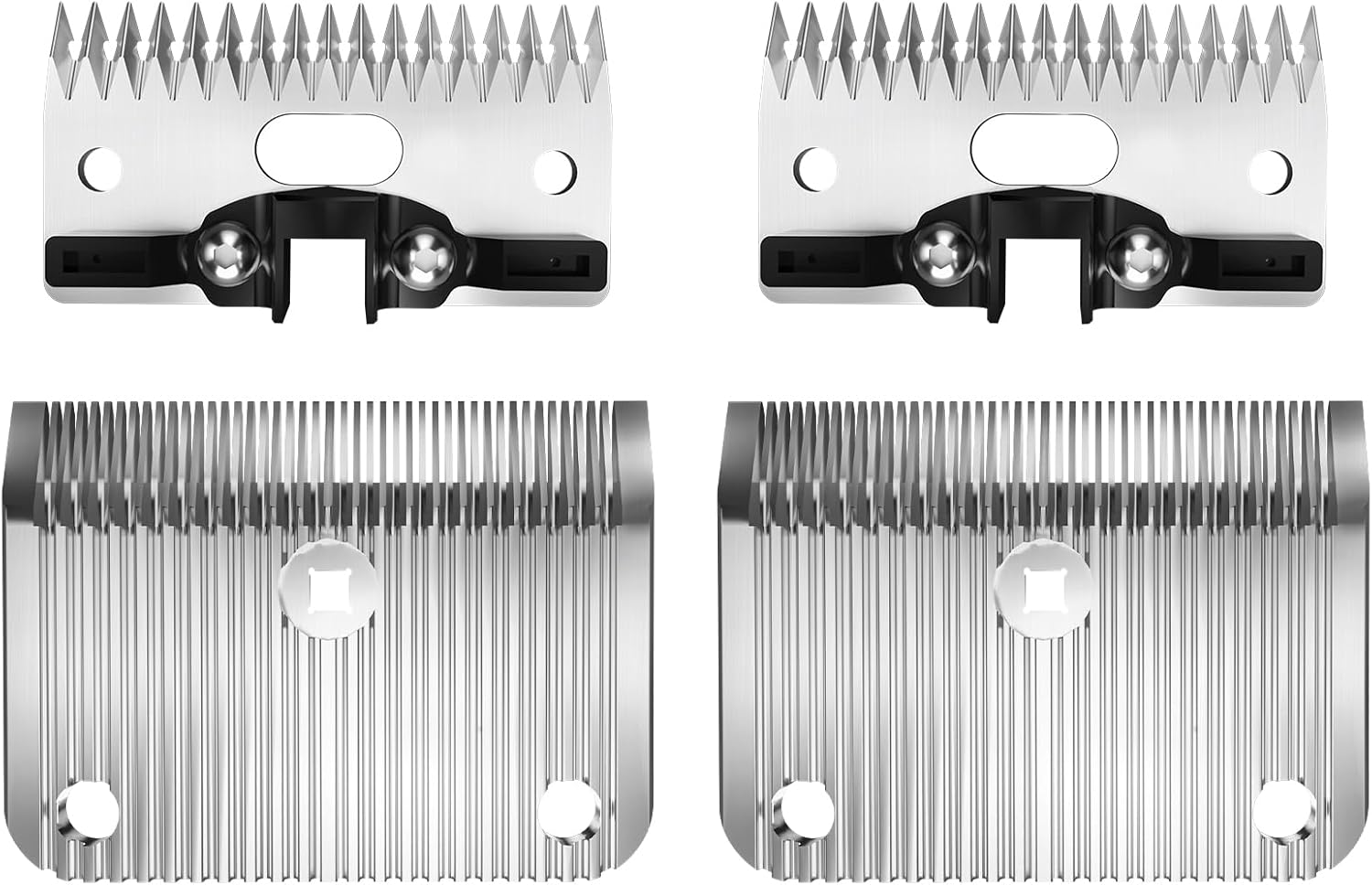 A2/AC Medium Blade Compatible with Lister Star, Legend, Liberty, and Fusion Animal Clippers,Made of Stainless Steel,Cut Length 3/32 in(2.5 mm) (Medium Blade 2Pack)