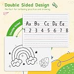 Ohuhu 12-Pack Mini Dry Erase Boards, Lined/Plain Double-Sided, 9 x 12 Inch Small White Board Set – Includes 12 whiteboards,12 Markers & 12 Erasers, Ideal for Classrooms, Homeschools & Group Games