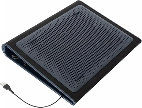 Targus 17 Inch Dual Fan Lap Chill Mat - Soft Neoprene Laptop Cooling Pad for Heat Protection, Fits Most 17 Laptops and Smaller - USB-A Connected Dual Fans for Heat Dispersion (AWE55US)