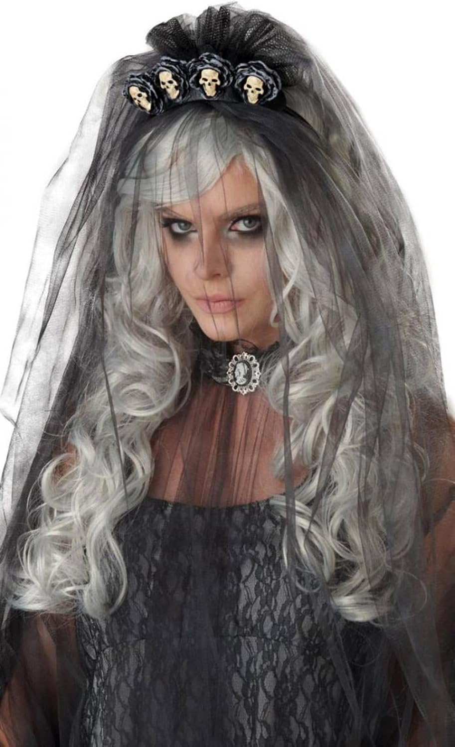 California Costumes Womens Dead Bride Wig Gray