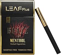 Vista 3 de Blazz - Cigarrillos de hierbas prémium de LeafPlus - Sin tabaco, sin nicotina, sin THC - 2 paquetes de 40 humos