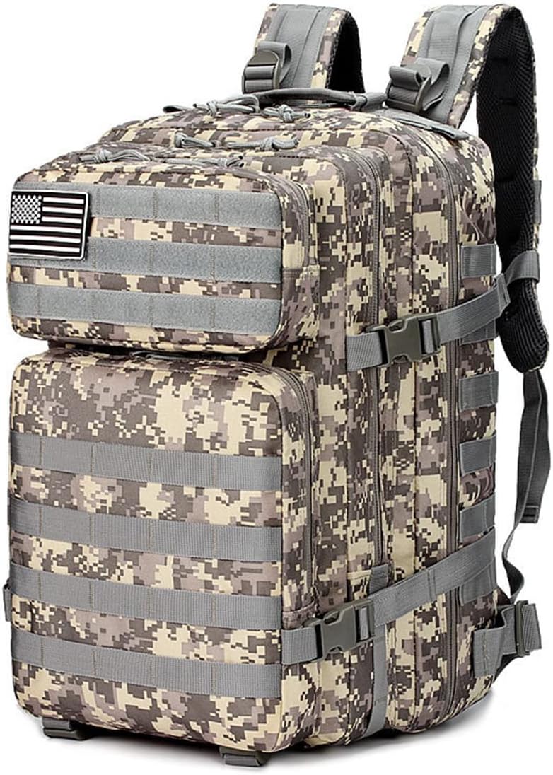 45L Military Backpack Tactica Rucksack Outdoor Assault Pack Hiking Travel Rucksacks