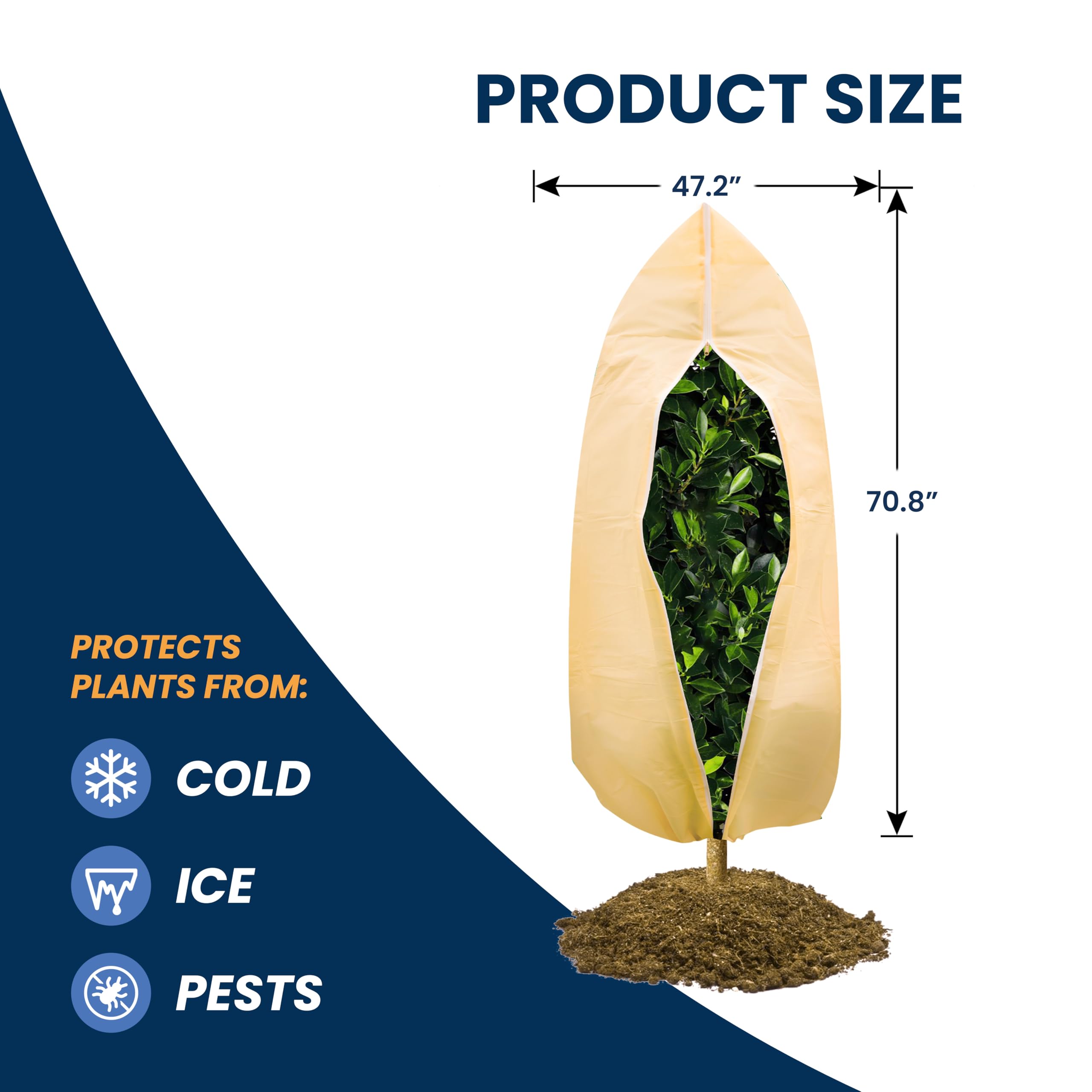 Amazon.com : SCRUBIT Plant Covers Freeze Protection, 47.2 X 70.8