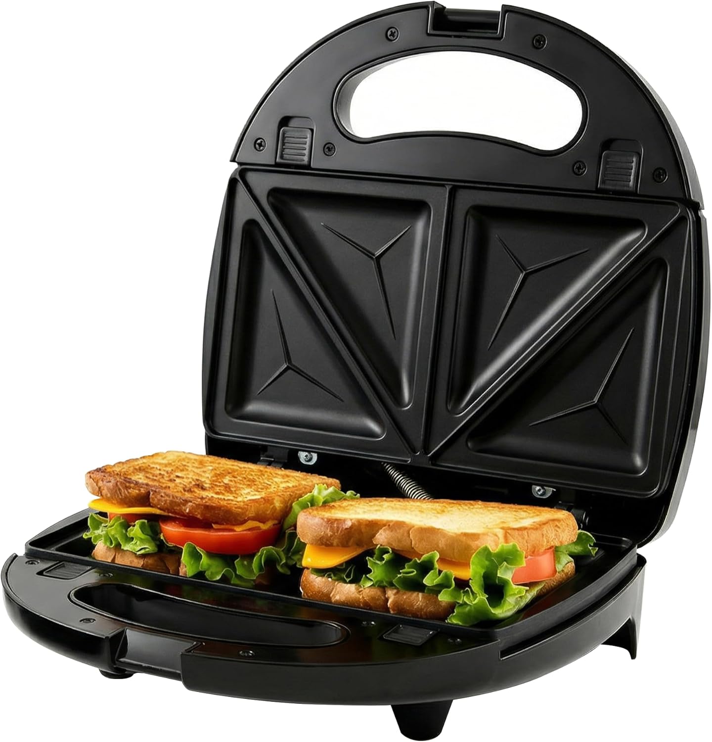 OVENTE Electric Panini Press Sandwich Maker with Non-Stick Coated Plates, Opens 180 Degrees to Fit Any Type or Size of Food, 1000W Indoor Grill Perfect for Quesadillas, Burgers & More, Copper GP0620CO