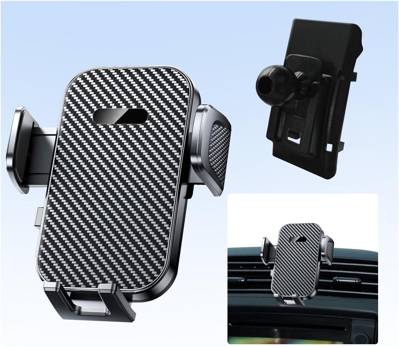 Car Phone Holder for Toyota Rav4 2009-2012 Accessories,The Limited Edition for 2012 is not Suitable,Ultra-Stable Clip with Anti-Shake,360° Rotation Smart Phone Mount