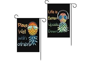 2 PCS Upside Down Pineapple Flags