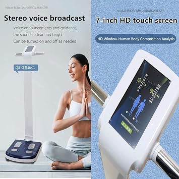 Composition Body Fat Analyzer Bmi Scale,Smart Body Fat Scale Full Body Fat Analyzer Composition Monitor,Bioimpedance Analysis Machine,for Weight Management and Fitness Tracking