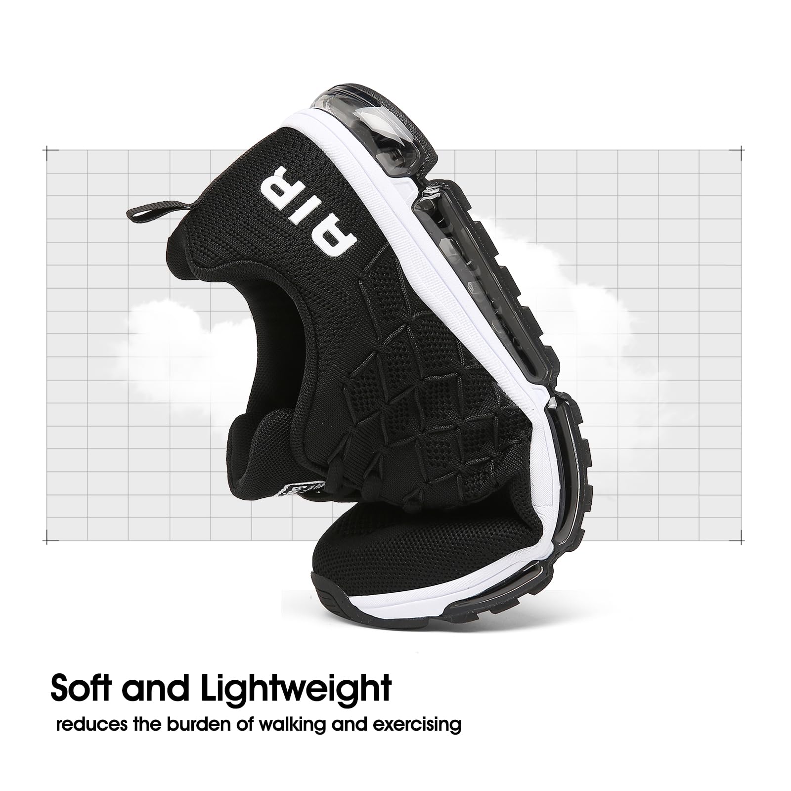 Uomo Donna Air Scarpe da Ginnastica Corsa Sportive Fitness Running Sneakers Basse Interior Casual all'Aperto 34-46 EU