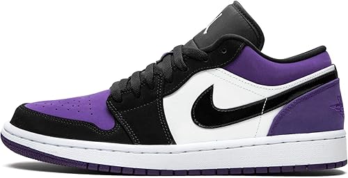 Jordan heren 553558-125 Nike Heren Air Jordan 1 Low Wit/Court Paars/Zwart  553558-125, Wit Zwart Hof Paars, 40 EU : Amazon.nl: Kleding, schoenen \u0026  sieraden