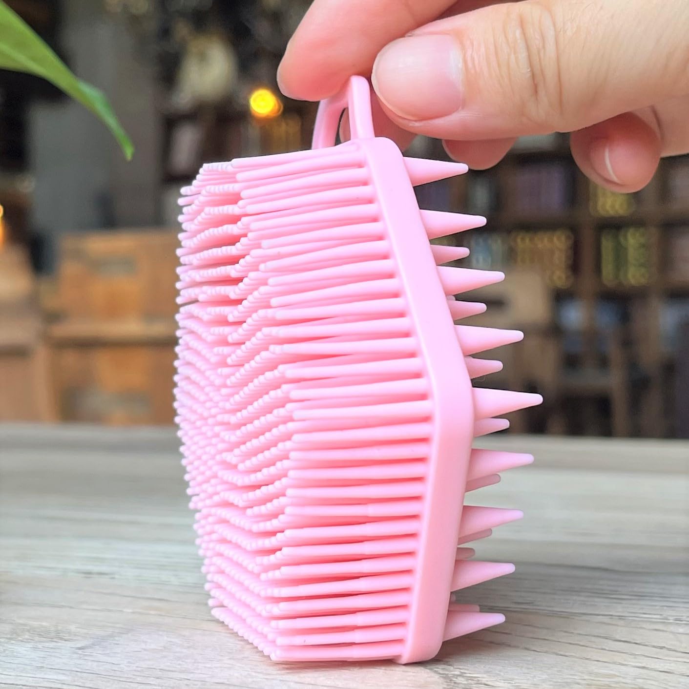 Premium Sensory Brush for Kids or Autism,Soft Silicone Body Scrubber,2 in 1 Sensory Room Occupational Therapy Brushes,Silicone Loofah,Pet Shower Brush Bath Brush Shampoo Brush - Image 2