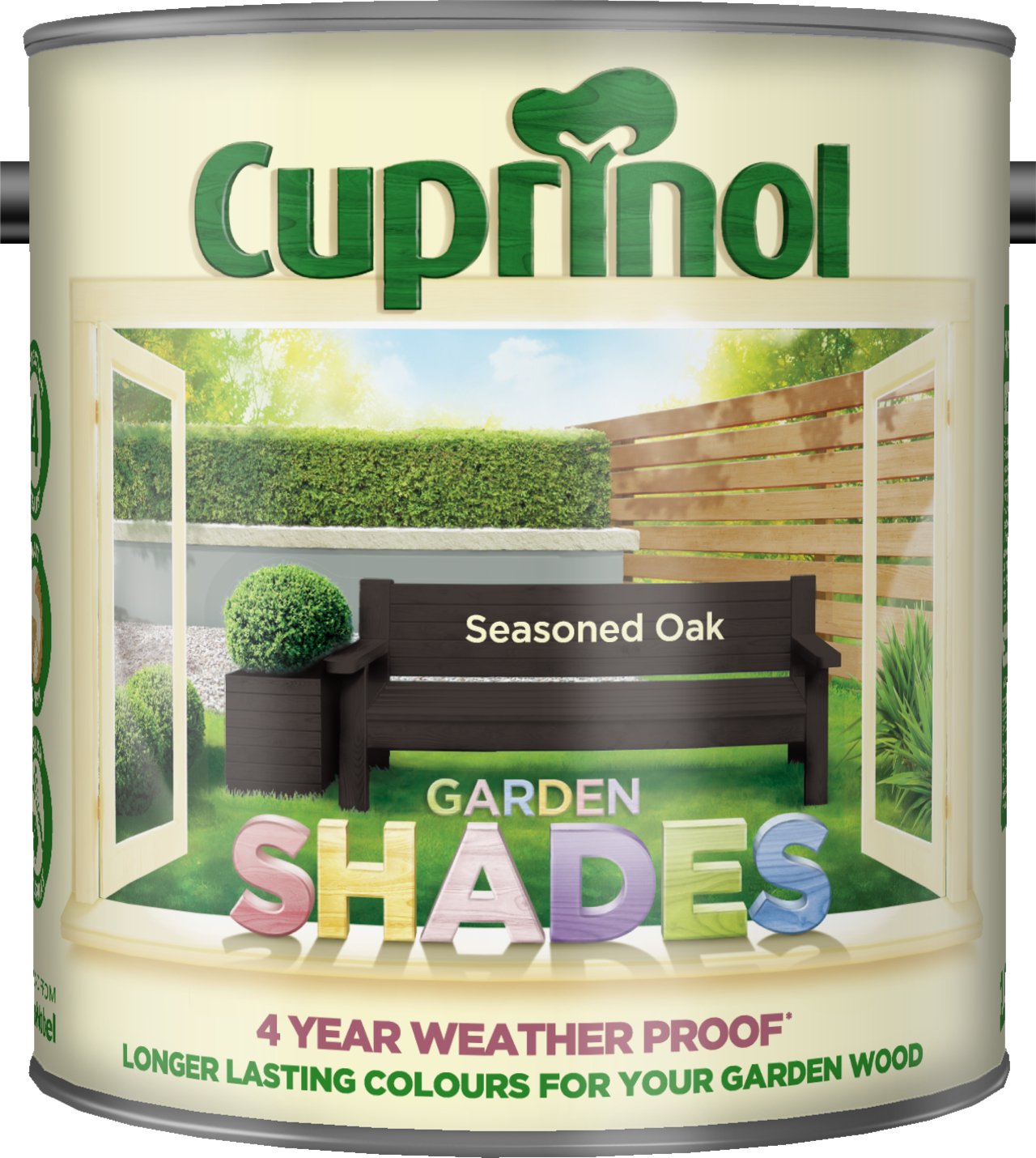 New 2018 Cuprinol Garden Shades Seasoned Oak 2.5L