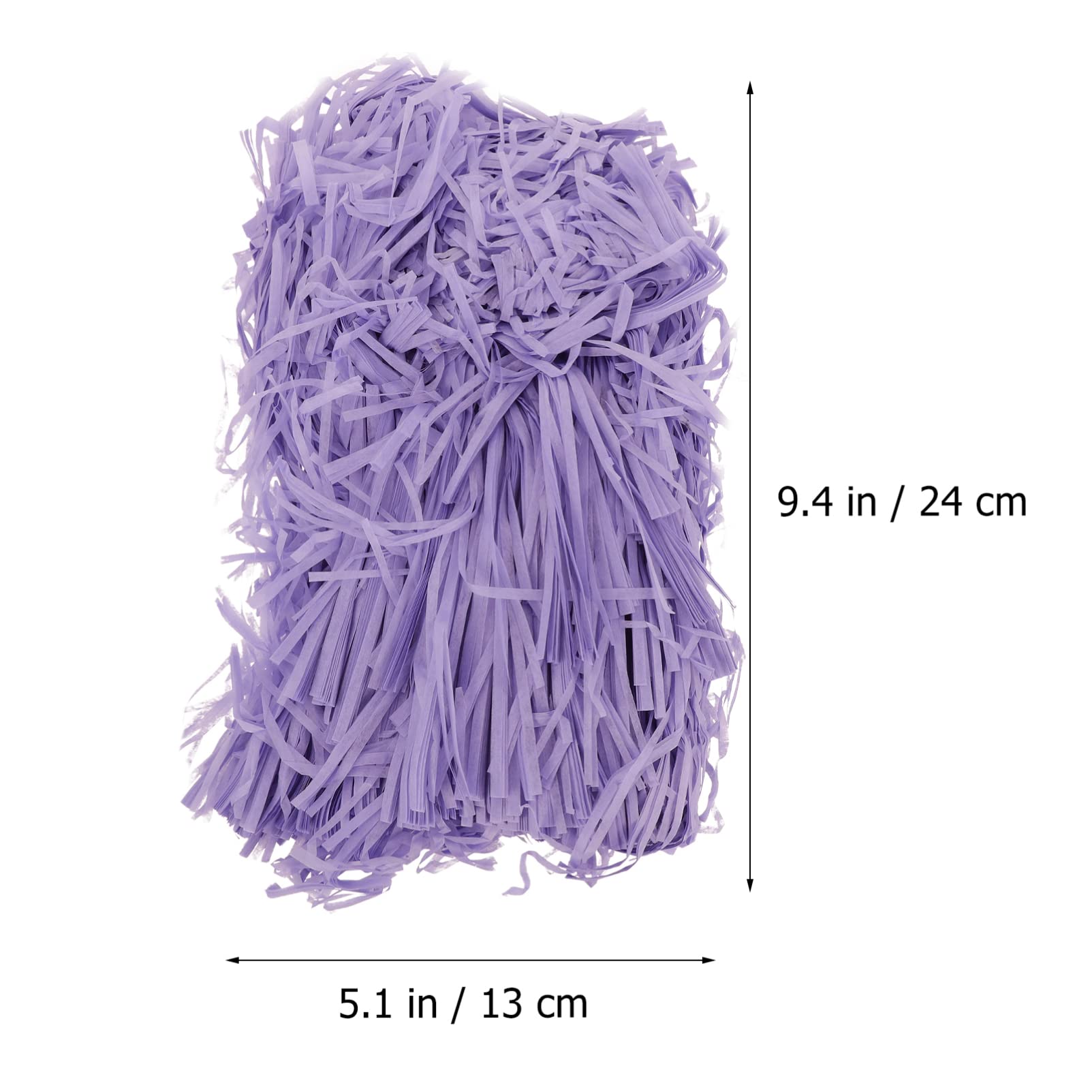 Relleno de Rafia, Papel Arrugado de Colores triturado Wbasket, Caja Morada, 12 Paquetes