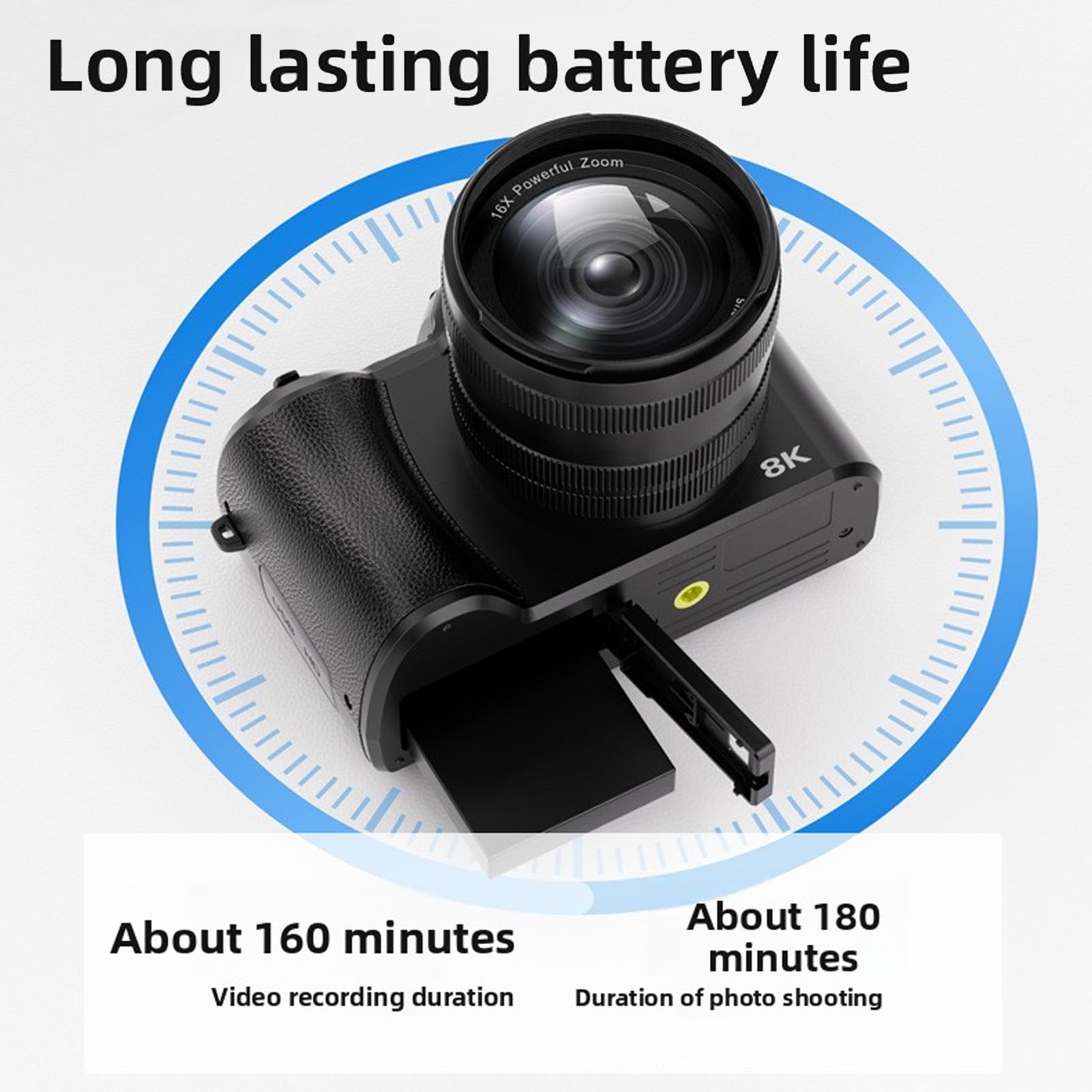 Amazon | Sxhlseller 8K デジタルカメラ、88MP HD デュアルレンズ 16X