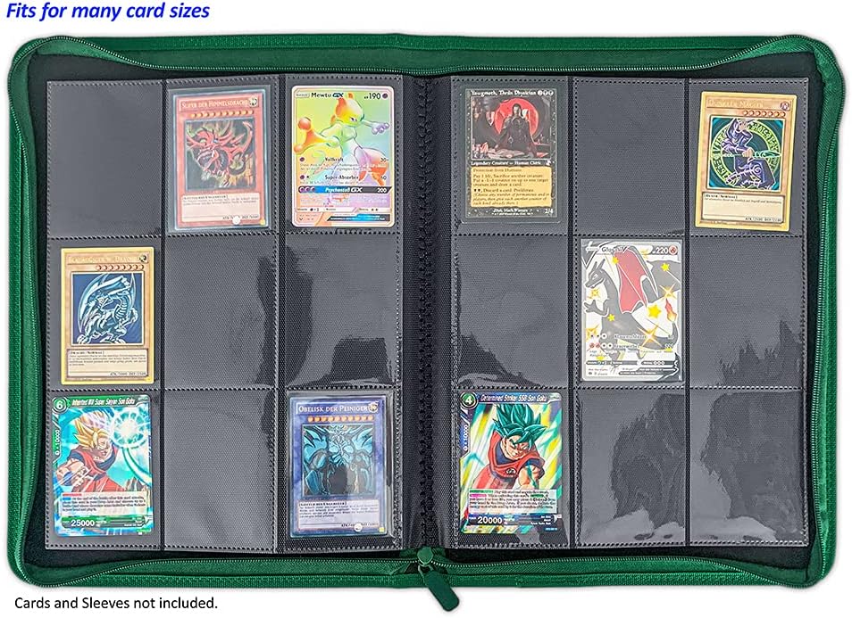 Arkero-G® 18-Pocket Pro Album - Red - 360 Card Binder - Scrapbook E.g - Foto 2