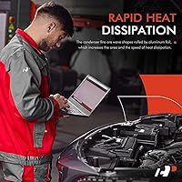 Vista 4 de A-Premium Condensador de Aire Acondicionado A/C Compatible con Ford F-150 F150 2009-2014, Expedition 2007-2014 y Lincoln Navigator 2007-2014