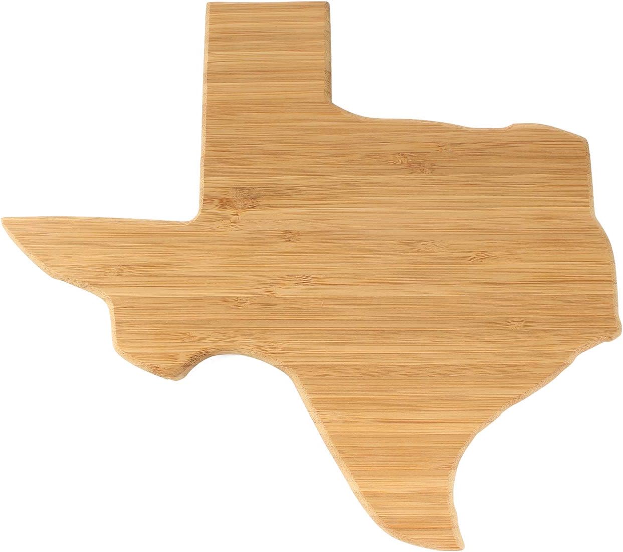 BambooMN Washington Silhouette Bamboo Serving and Cutting Board - 30 Units - 11.75" x 7.5" x 0.60"