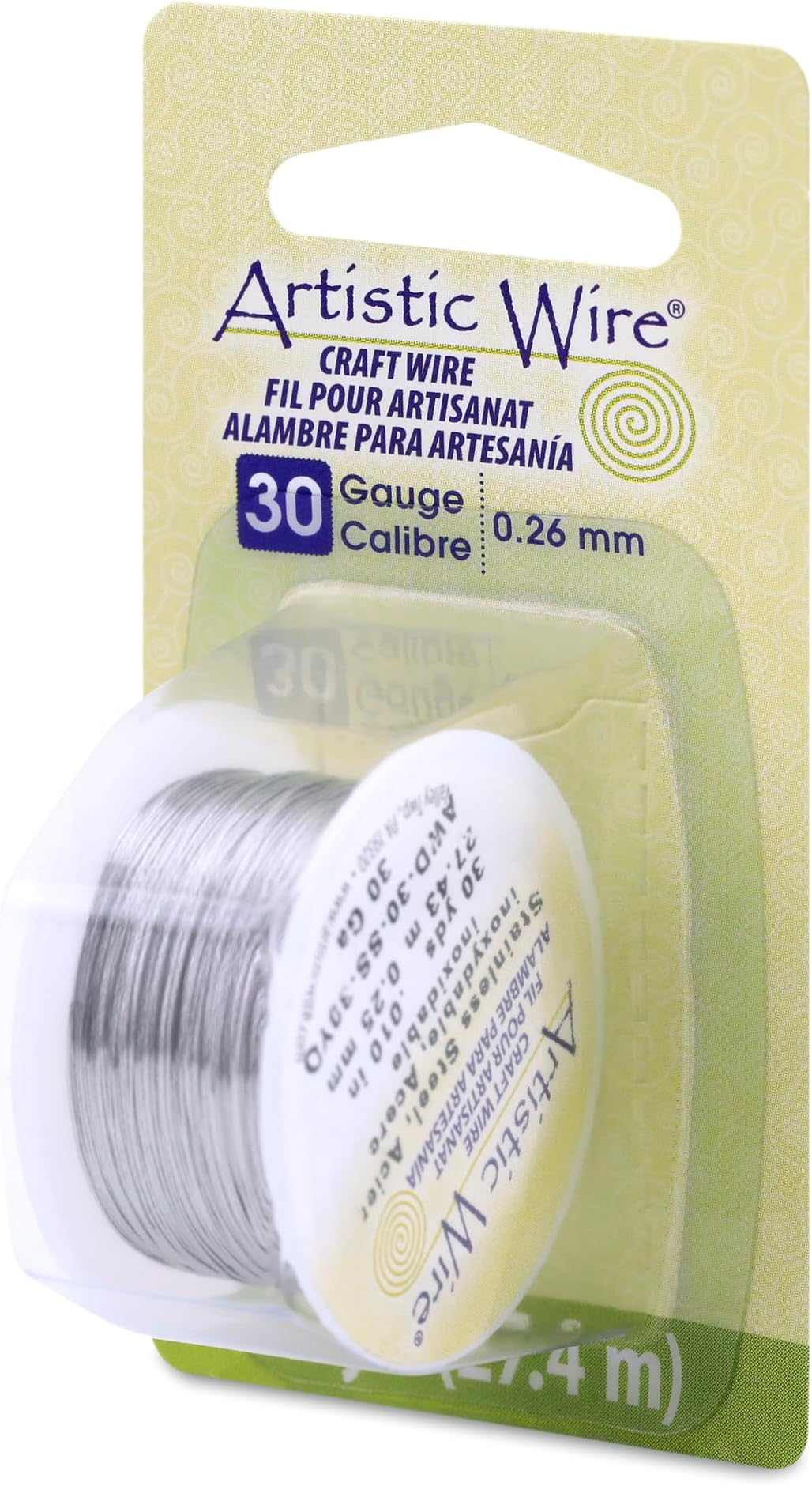 Beadalon 30 Gauge Artistic Wire, Stainless Steel, 30-Yard by Artistic Wire