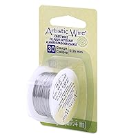 Vista 10 de Artistic Wire, Alambre de acero inoxidable calibre 18, 57 pies