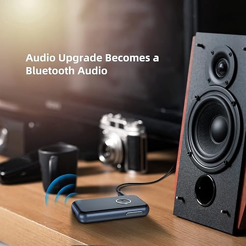 Miniatura 5 de ZIOCOM - Receptor Bluetooth inalámbrico con llamadas manos libres, batería incorporada, conexión de doble dispositivo, para automóvil, sistema de