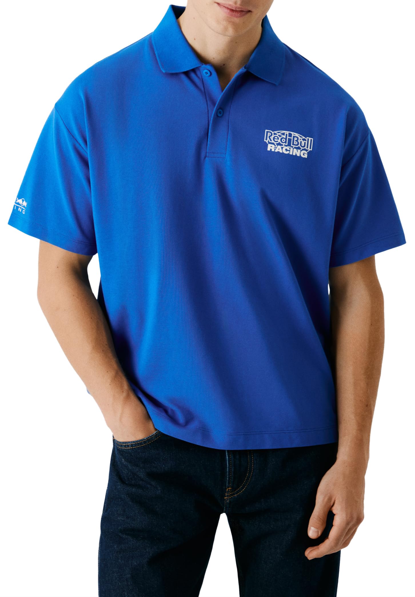 PEPE JEANS MOTO POLO męskie polo, niebieskie (ELECTRIC BLUE), M, Niebieski (elektryczny niebieski), M