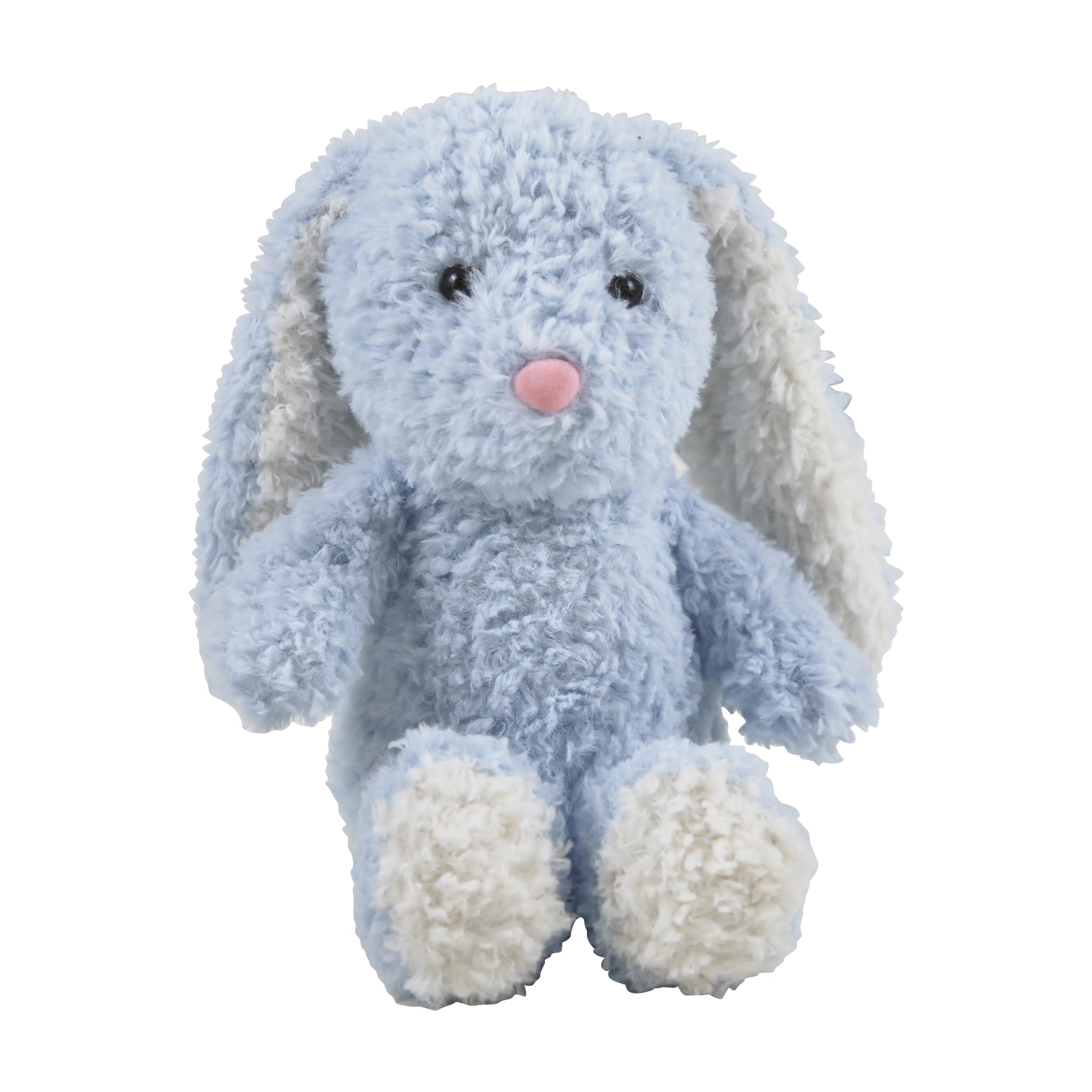 Eurowrap 8" Plush Blue Bunny Rabbit Teddy Bear Toy - Blue - Soft Plush Toy - Perfect for Children, Gifts, Birthdays, Easter, for Kids