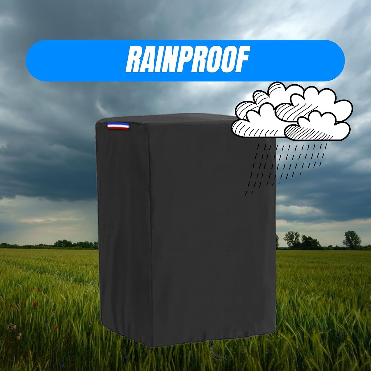 Wagon Cover for Jeep Wagon Stroller (Cover Only),420D Waterproof Covers for Jeep Wagon Wrangler,Deluxe,Aries (32"L x 25" W x 42" H)