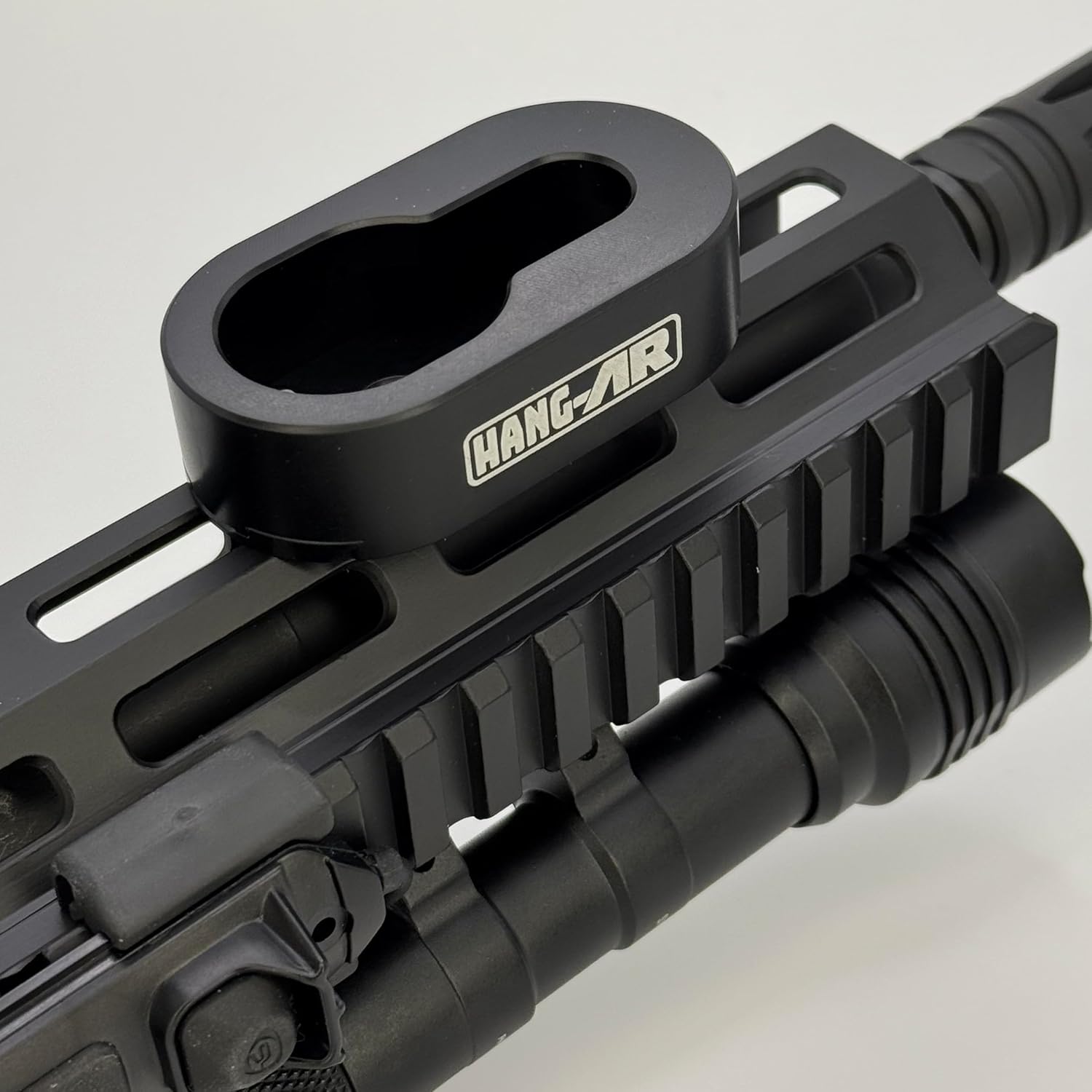 Rifle Mount for MLOK – Low Profile Invisible Gun Rack | Universal AR-15 Wall & Safe Storage Hook | Tactical Rifle Hanger & Display System- Hang-AR Stealth Mount for M-LOK
