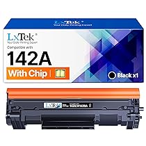 LxTek 142A Toner Con Chip Compatibili per Toner HP Laserjet M140W per HP 142A W1420A 142X W1420X per Laserjet Pro M110w M110 MFP M140w M140 M139w M139 (Nero, 1-Pack)
