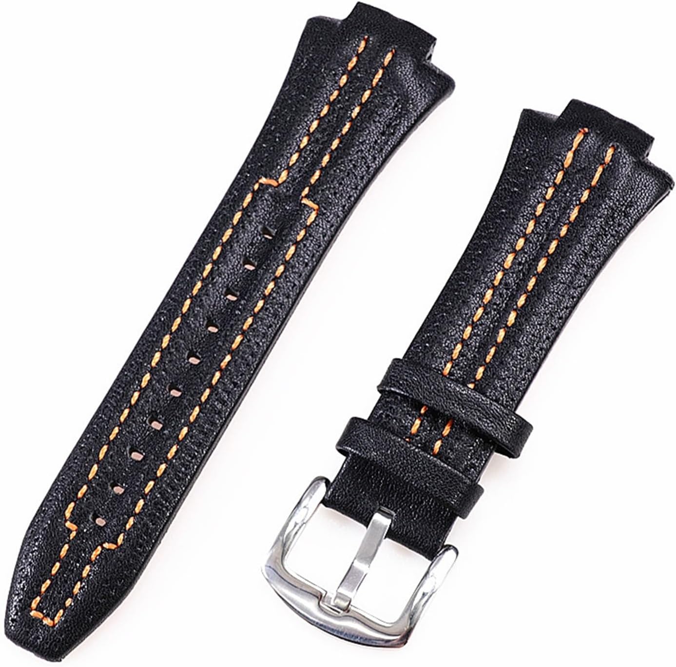For Seiko For Sportura For SNL029P2 For SNL021P1 For SNL595P2 For SNL017P1 Leather Watch Strap Men's Watchband 27mmx15Convex Mouth