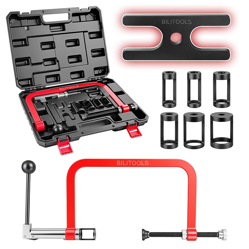 BILITOOLS Kit de Compressor de Molas de Válvula com Adaptador para LS Series e 7 Adaptadores, 8 Peças