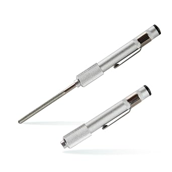 Trenton Gifts Crystal and Glass Repair File, Carbide Metal Diamond Grit Tool