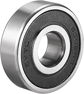 uxcell 6302RS Deep Groove Ball Bearing Single Sealed 160302, 15mm x 42mm x 13mm Chrome Steel Bearings (Pack of 1)