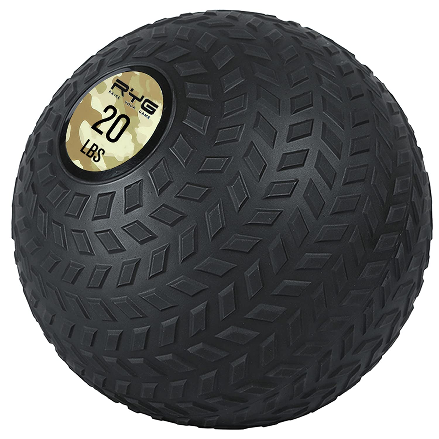 Raise Your Game Slam Medicine Balls, 5, 10, 15, 20 lbs for Strength and Crossfit Workout, Exercise Weight Ball for Zero Bounce Fitness Conditioning Exercises