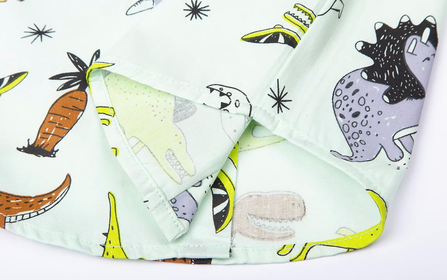 Mud Kingdom Little Boys Summer Shirt Fashion Letter Graffiti - Image 8